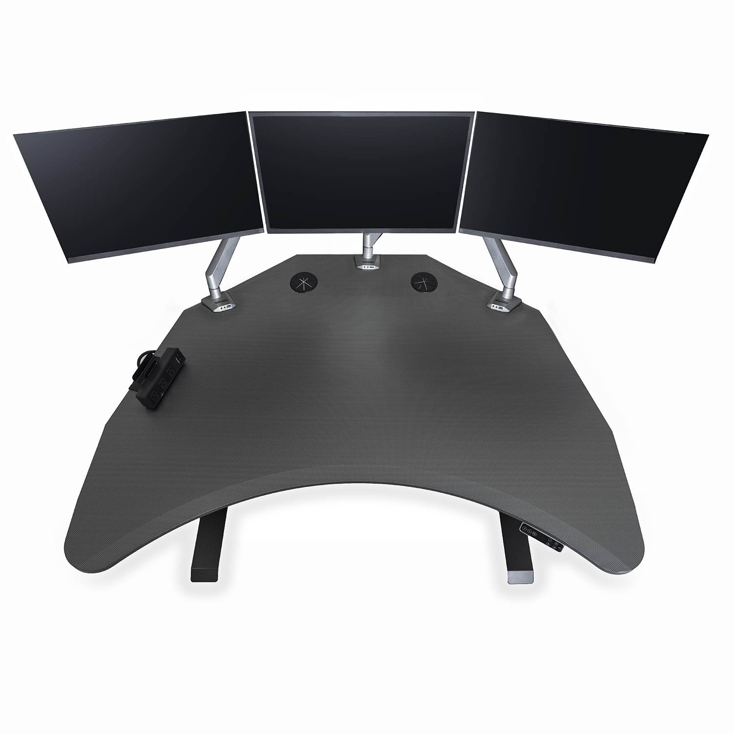PC Battlestation Bundle: Corner Gaming Sit-to-Stand Desk + 5 Accessories MojoDesk Gaming Desk