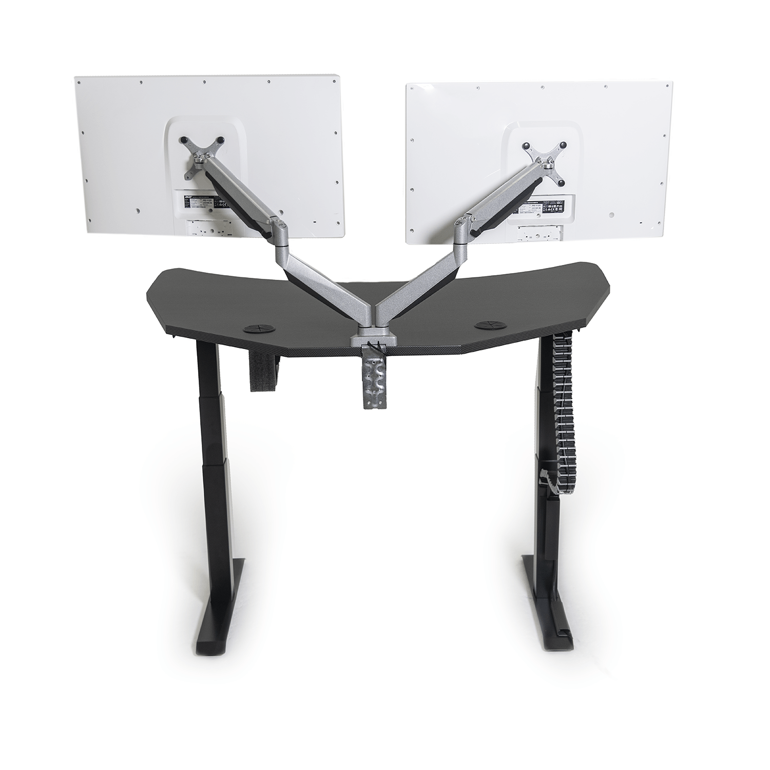 PC Battlestation Bundle: Corner Gaming Sit-to-Stand Desk + 5 Accessories MojoDesk Gaming Desk