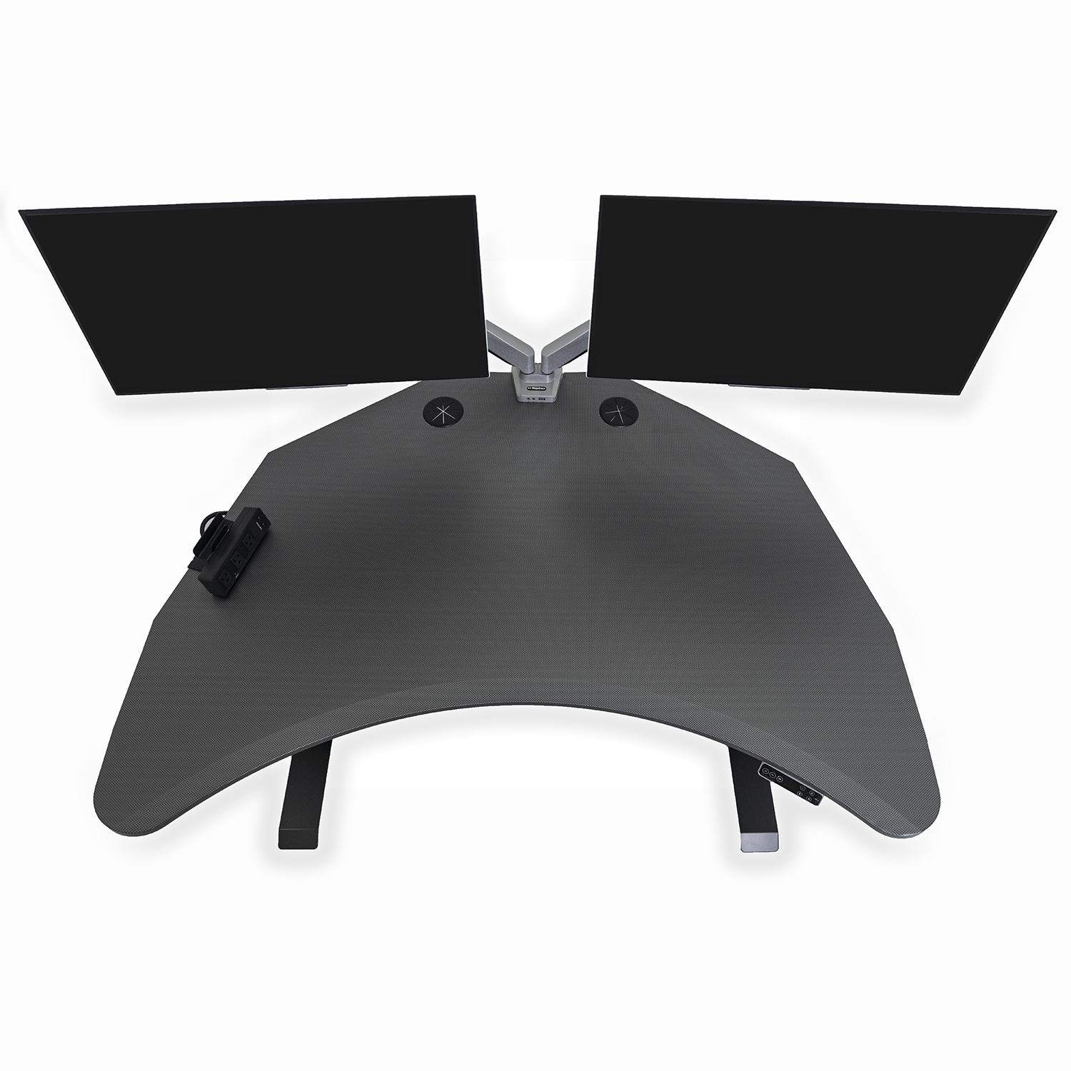 PC Battlestation Bundle: Corner Gaming Sit-to-Stand Desk + 5 Accessories MojoDesk Gaming Desk