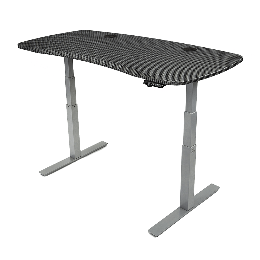 MojoDesk Organic Curve (CF) Non Epicor Mojo Organic Curve Carbon Fiber / Gray Base / 66x30