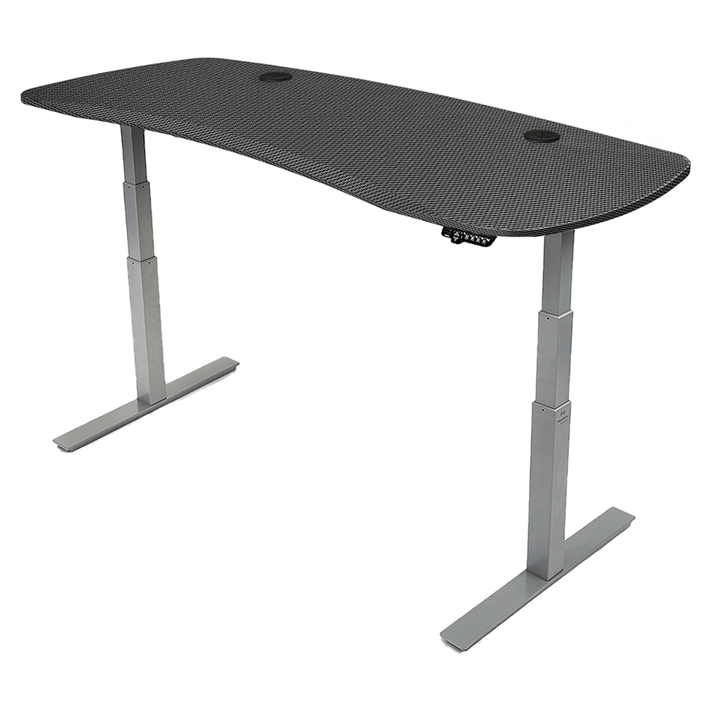 MojoDesk Organic Curve (CF) Non Epicor Mojo Organic Curve Carbon Fiber / Gray Base / 78x30