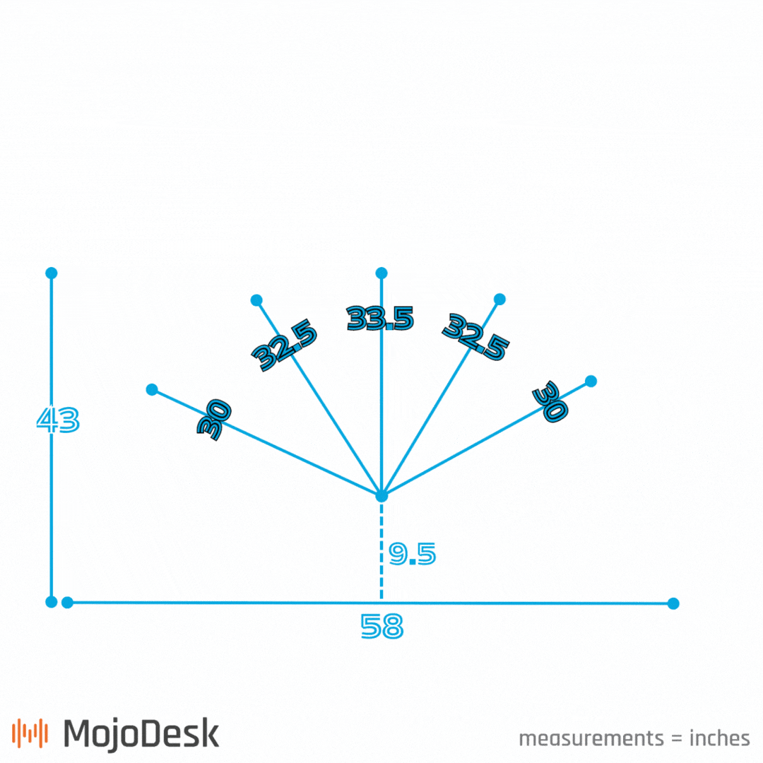 PC Battlestation Bundle: Corner Gaming Sit-to-Stand Desk + 5 Accessories MojoDesk Gaming Desk