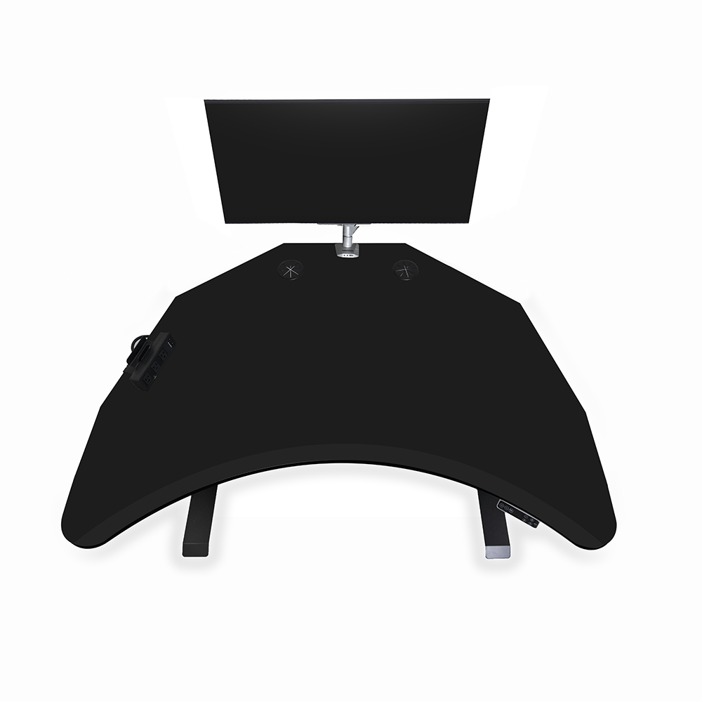 PC Battlestation BUNDLE: Corner Gaming Desk + 5 Accessories MojoDesk Gaming Desk