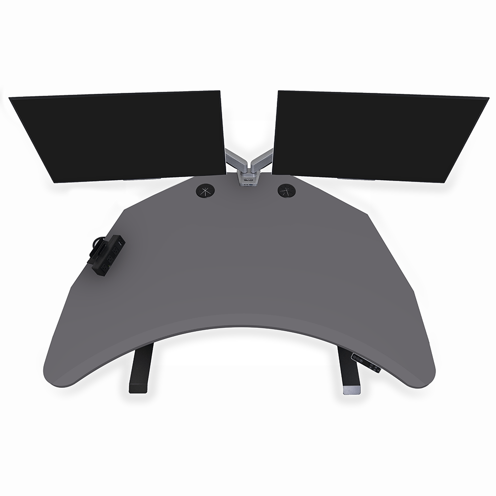 PC Battlestation BUNDLE: Corner Gaming Desk + 5 Accessories MojoDesk Gaming Desk