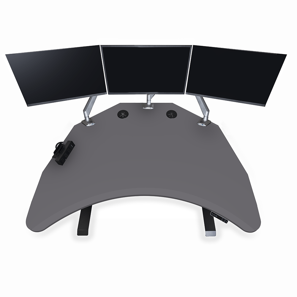 PC Battlestation BUNDLE: Corner Gaming Desk + 5 Accessories MojoDesk Gaming Desk