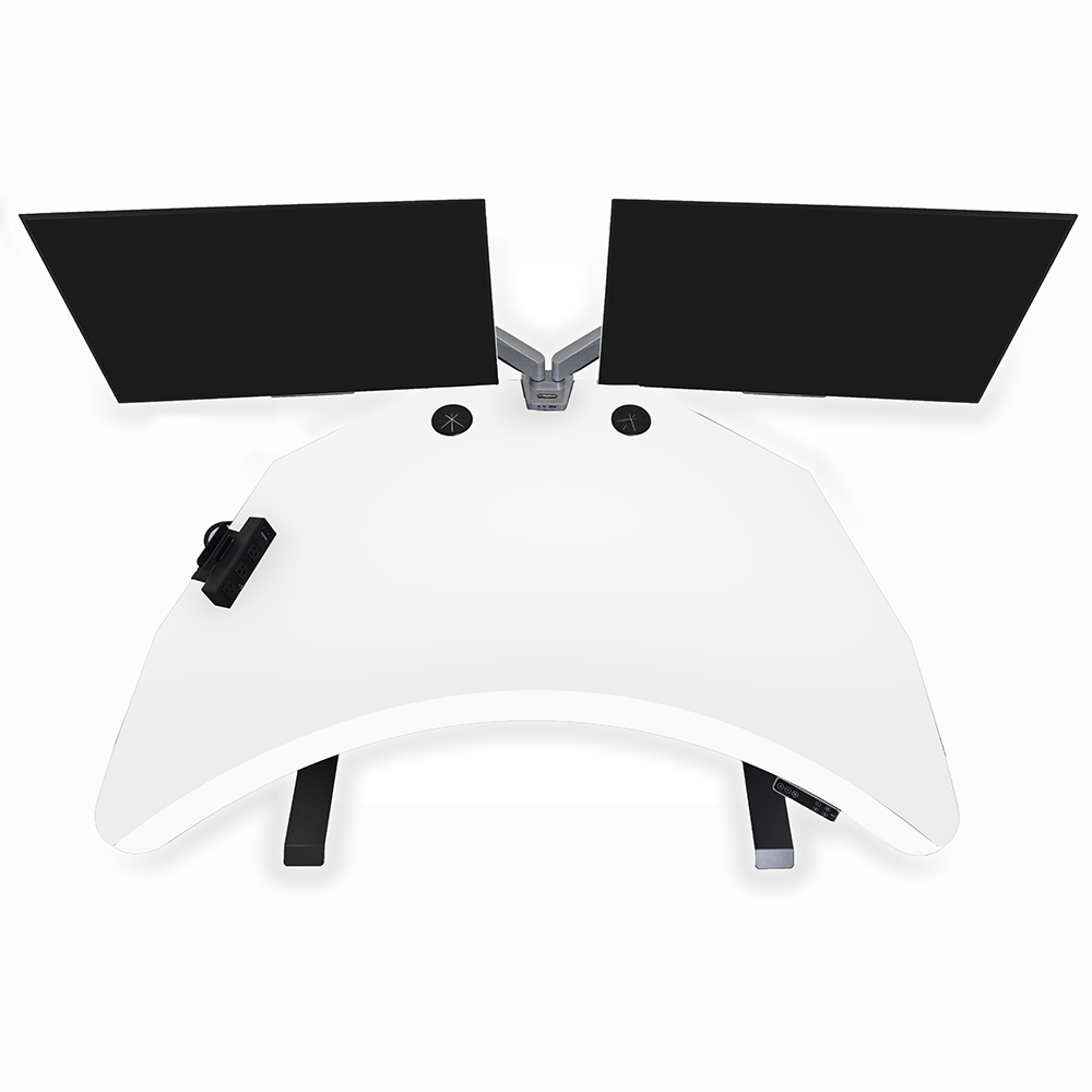 PC Battlestation BUNDLE: Corner Gaming Desk + 5 Accessories MojoDesk Gaming Desk