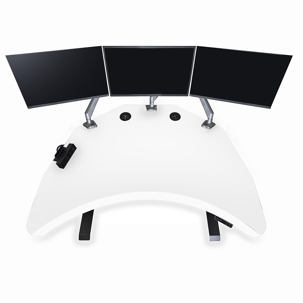 PC Battlestation BUNDLE: Corner Gaming Desk + 5 Accessories MojoDesk Gaming Desk