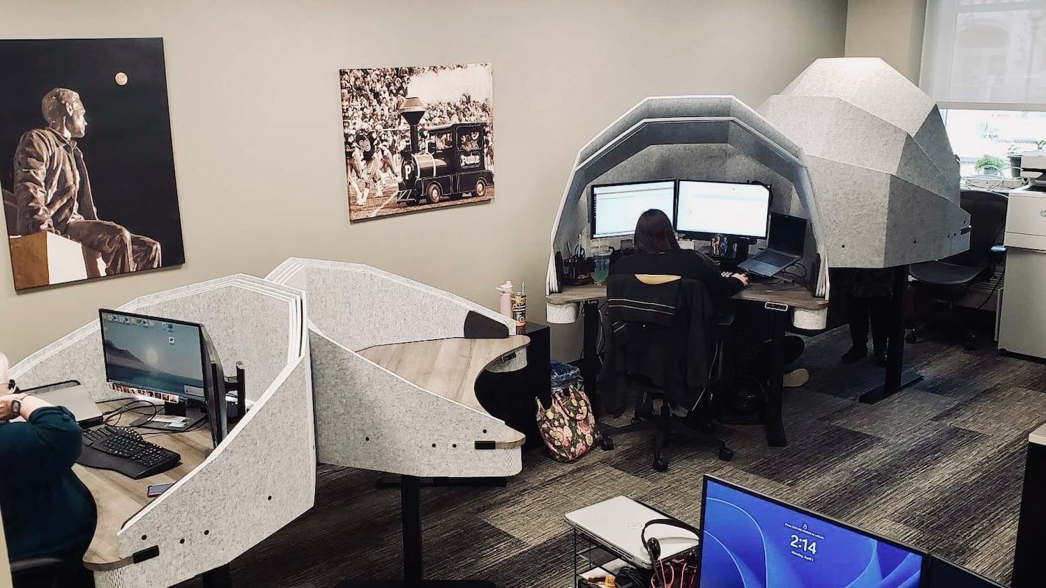 maximize space.