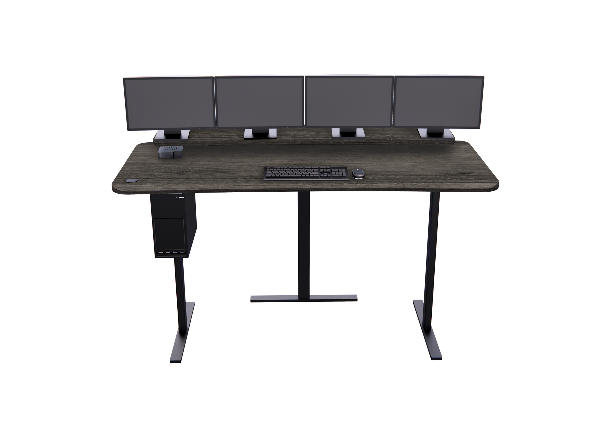 XM4: Imaging Desk - Straight, Single-Surface, Heads Up Display MojoDesk 84x36 / Cassis