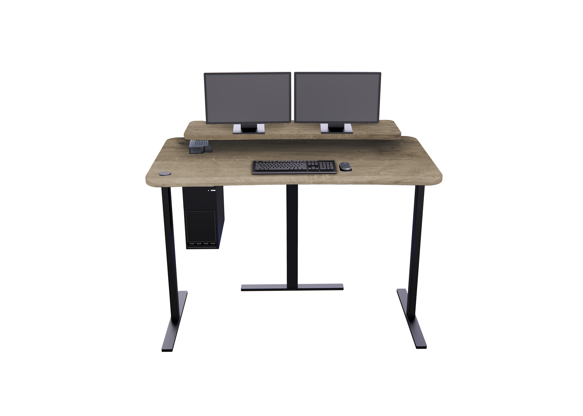 XM4: Imaging Desk - Straight, Single-Surface, Heads Up Display MojoDesk 66x36 / Mistral
