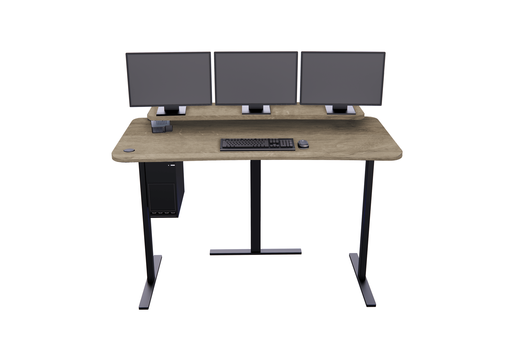 XM4: Imaging Desk - Straight, Single-Surface, Heads Up Display MojoDesk 72x36 / Mistral
