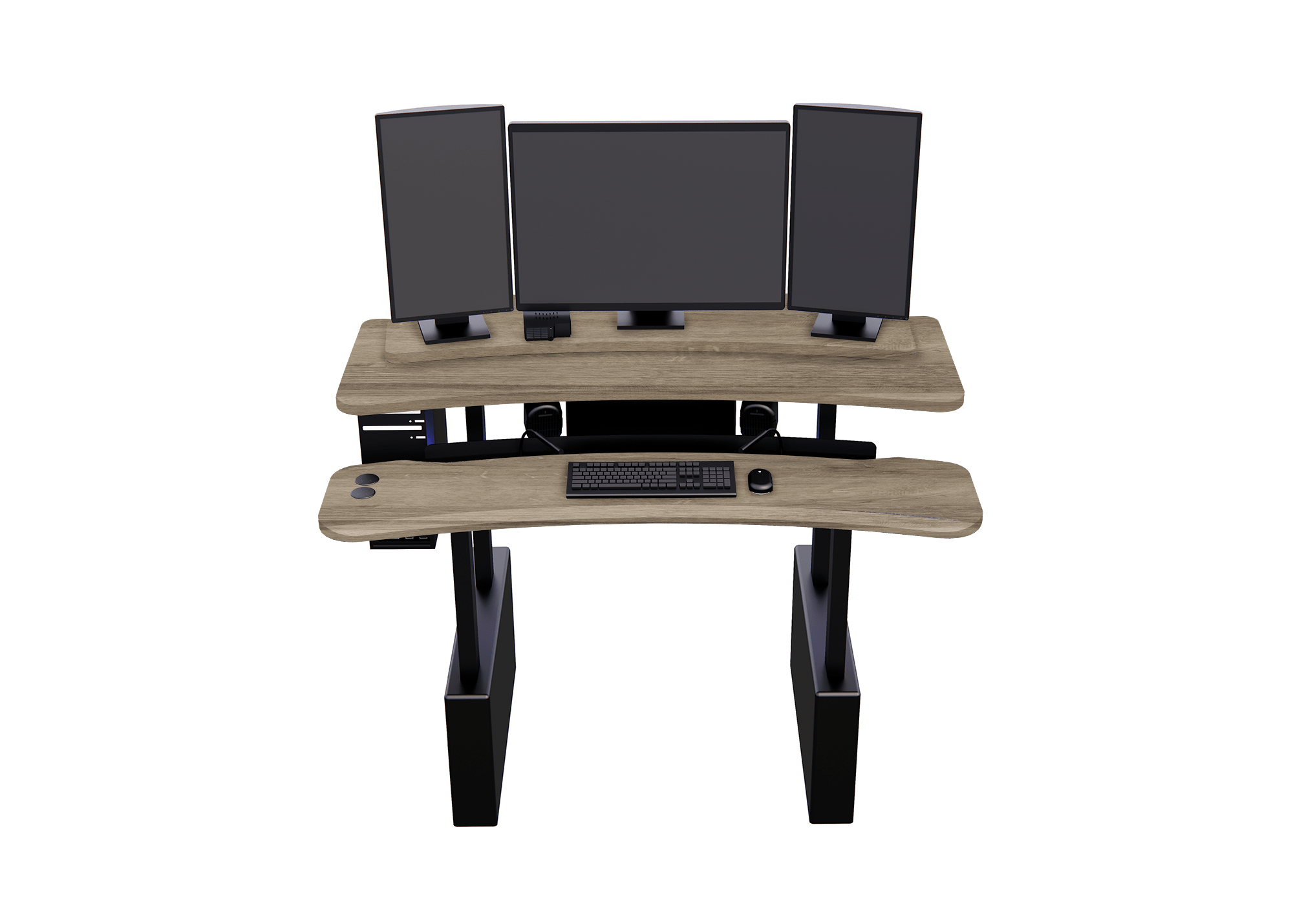 XM6-S: Imaging Desk - Straight, Dual-Surface, RollerPlatform (No Arc) MojoDesk