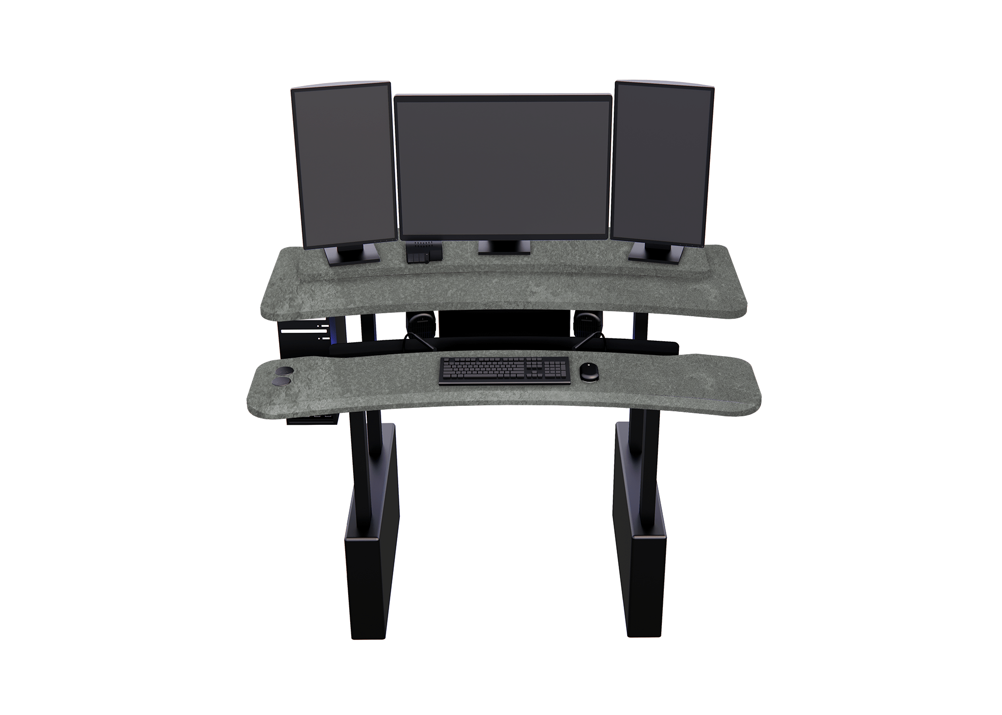 XM6-STRAIGHT: Imaging Desk - Dual-Surface, RollerPlatform (No Arc) MojoDesk