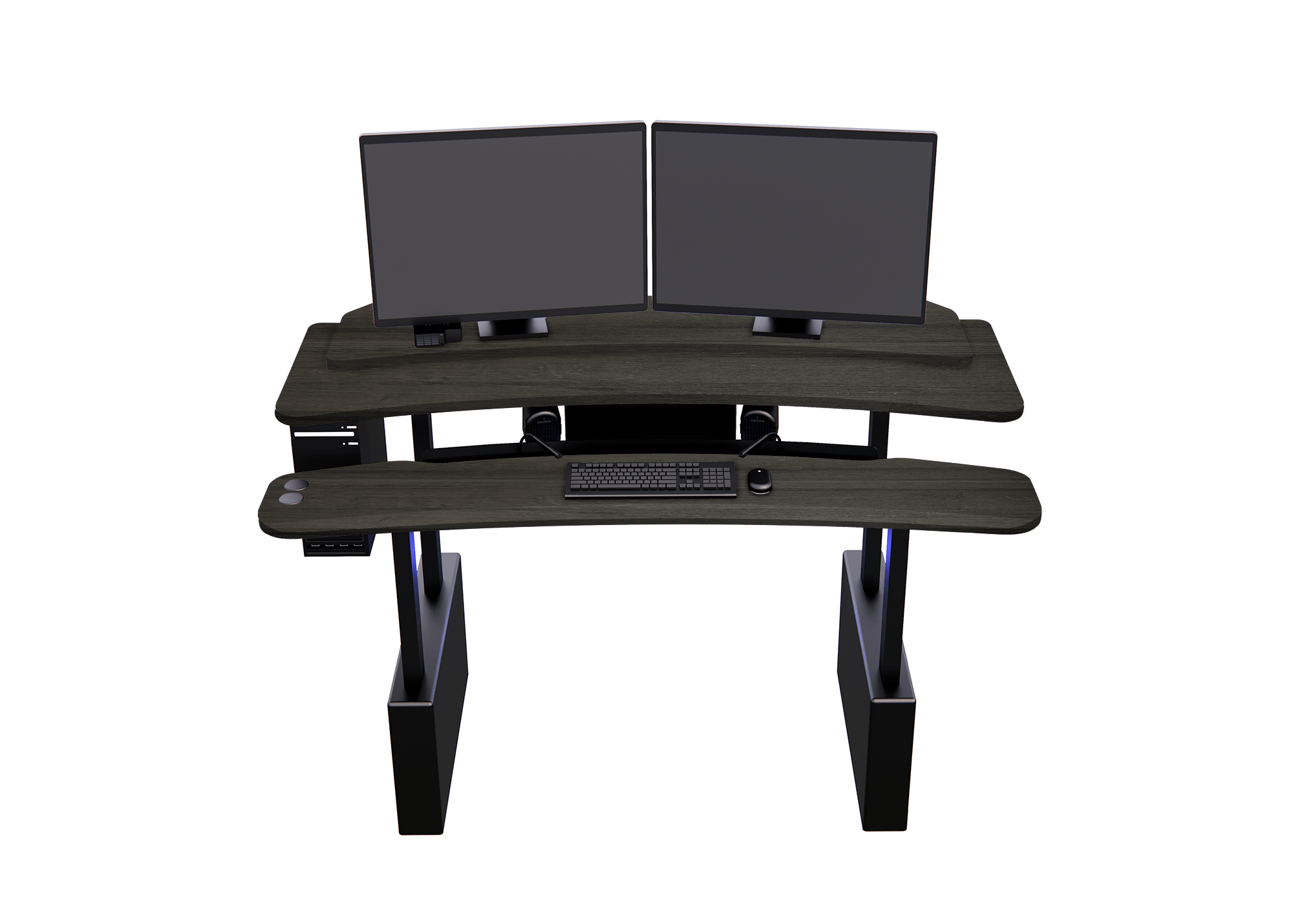 XM6-STRAIGHT: Imaging Desk - Dual-Surface, RollerPlatform (No Arc) MojoDesk