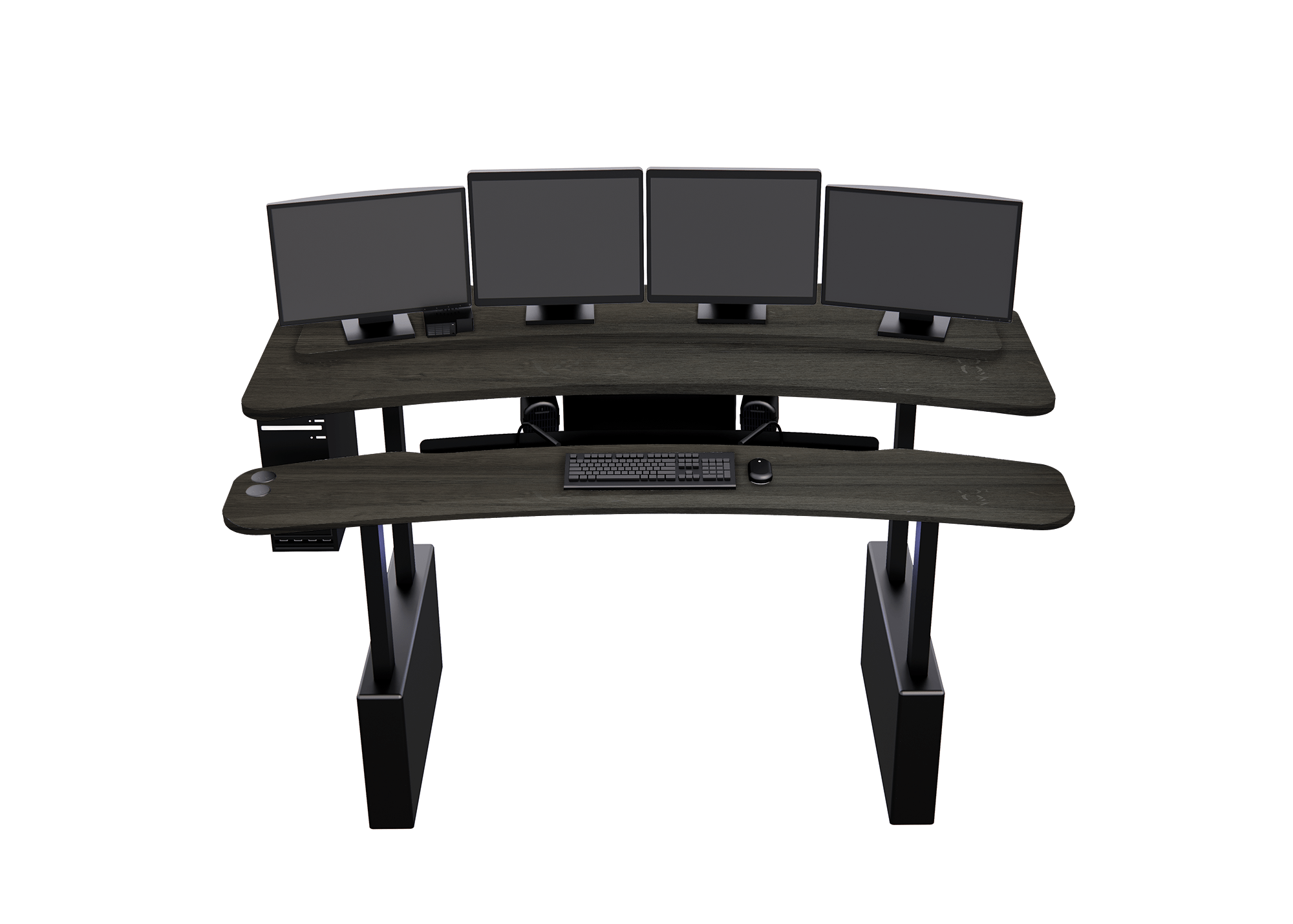 XM6-STRAIGHT: Imaging Desk - Dual-Surface, RollerPlatform (No Arc) MojoDesk 90x46 / Monaco
