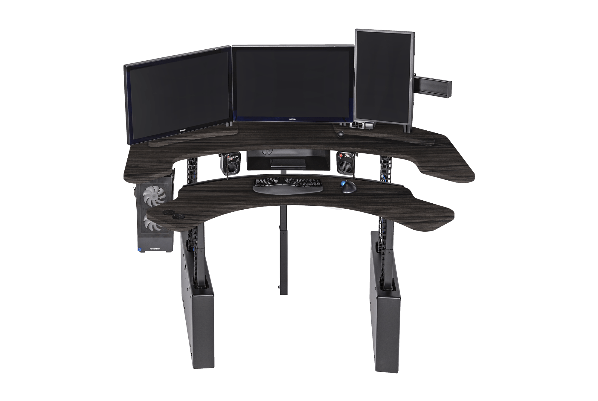 XM8-C Radiology Desk: Curved, Dual Surface MojoDesk