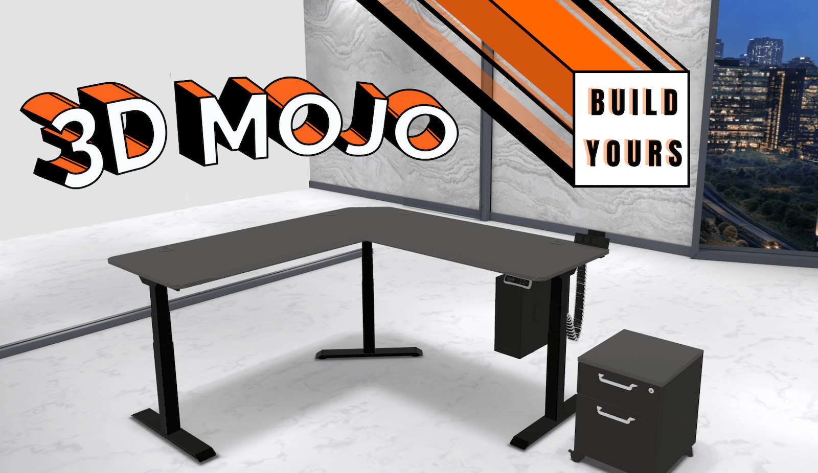 MojoDesk 3 Leg Corner MojoDesk MojoDesk 3 Leg Corner