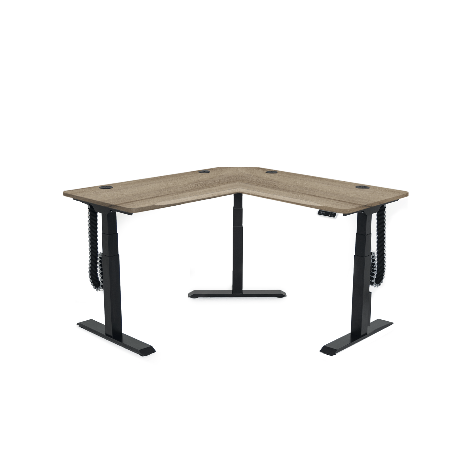 MojoDesk 3 Leg Corner MojoDesk MojoDesk 3 Leg Corner 60L X 60R / American Oak