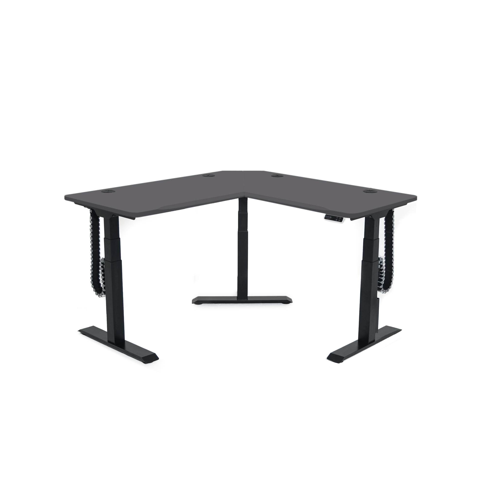 MojoDesk 3 Leg Corner MojoDesk MojoDesk 3 Leg Corner 60L X 60R / Matte Lux Charcoal