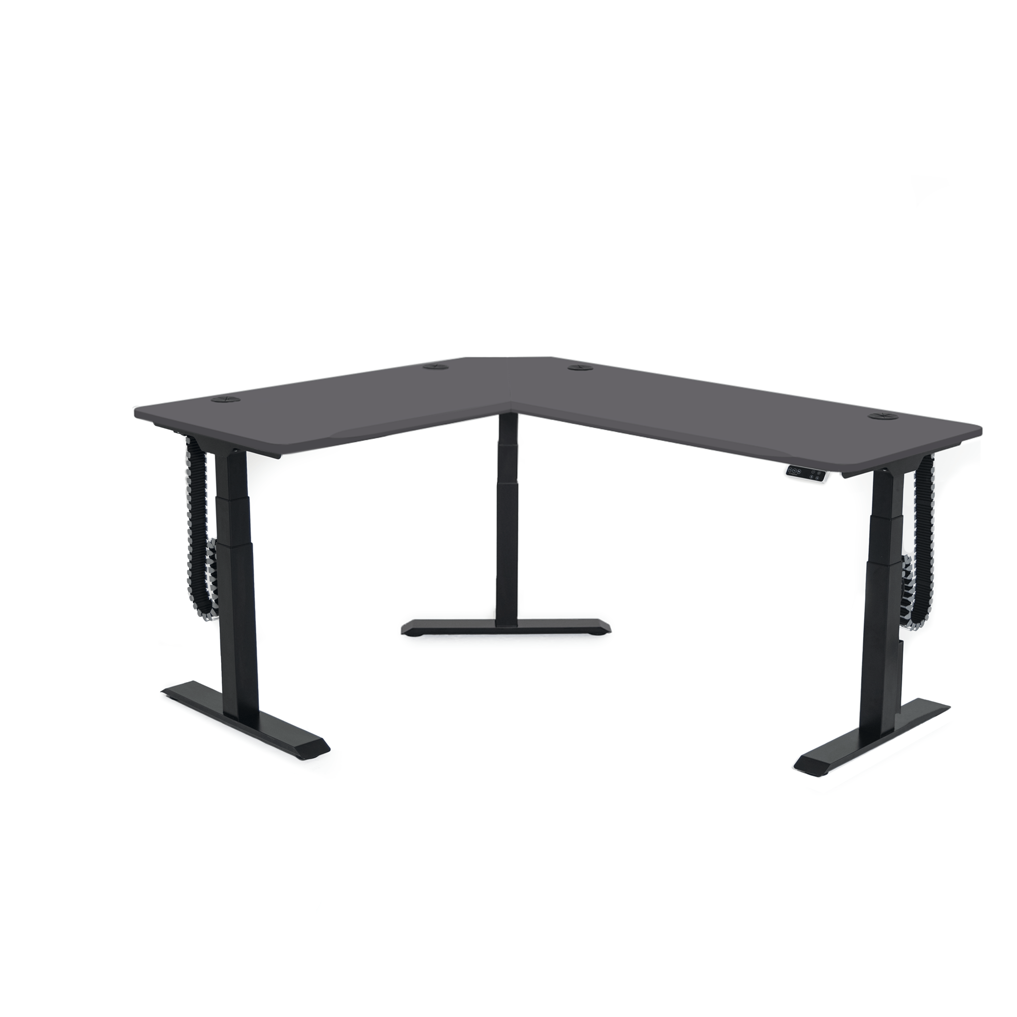 MojoDesk 3 Leg Corner MojoDesk MojoDesk 3 Leg Corner 60L X 72R / Matte Lux Charcoal