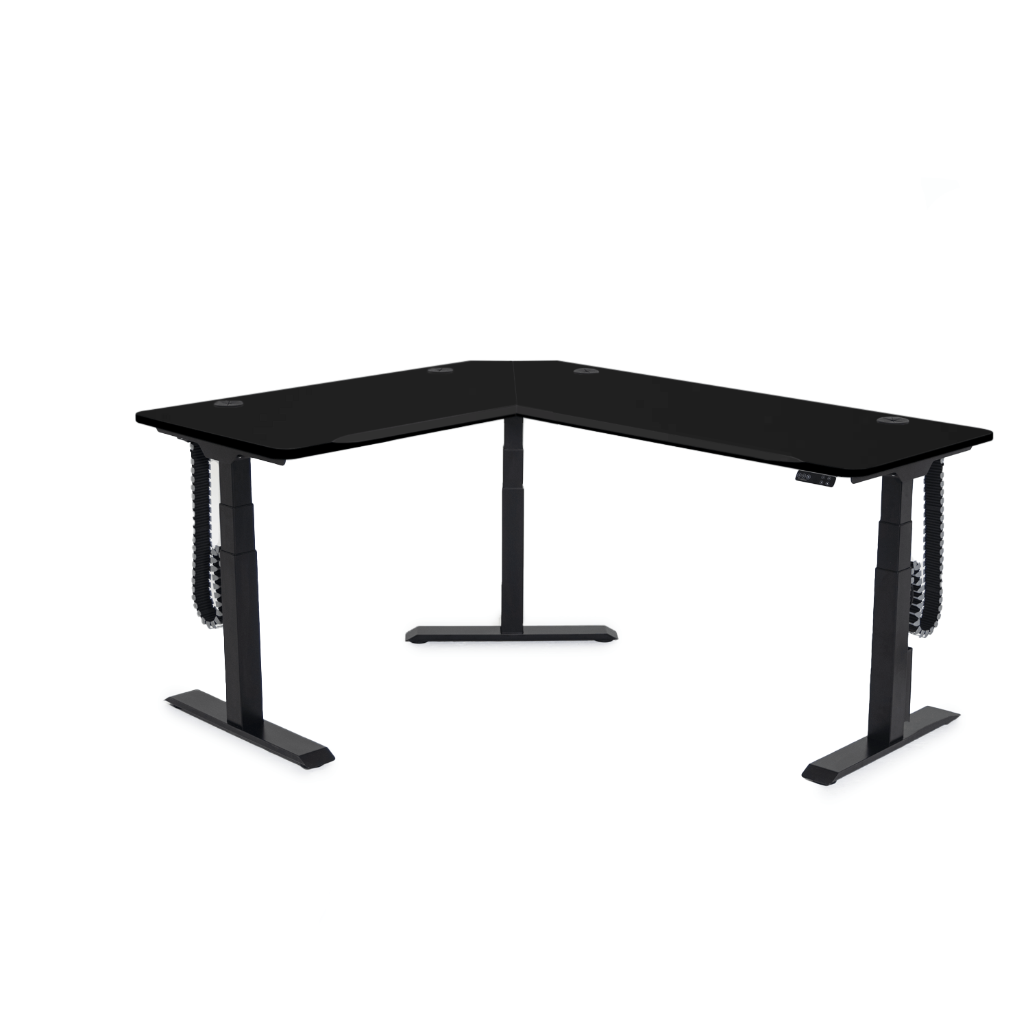 MojoDesk 3 Leg Corner MojoDesk MojoDesk 3 Leg Corner Matte Lux Black / 60L X 72R
