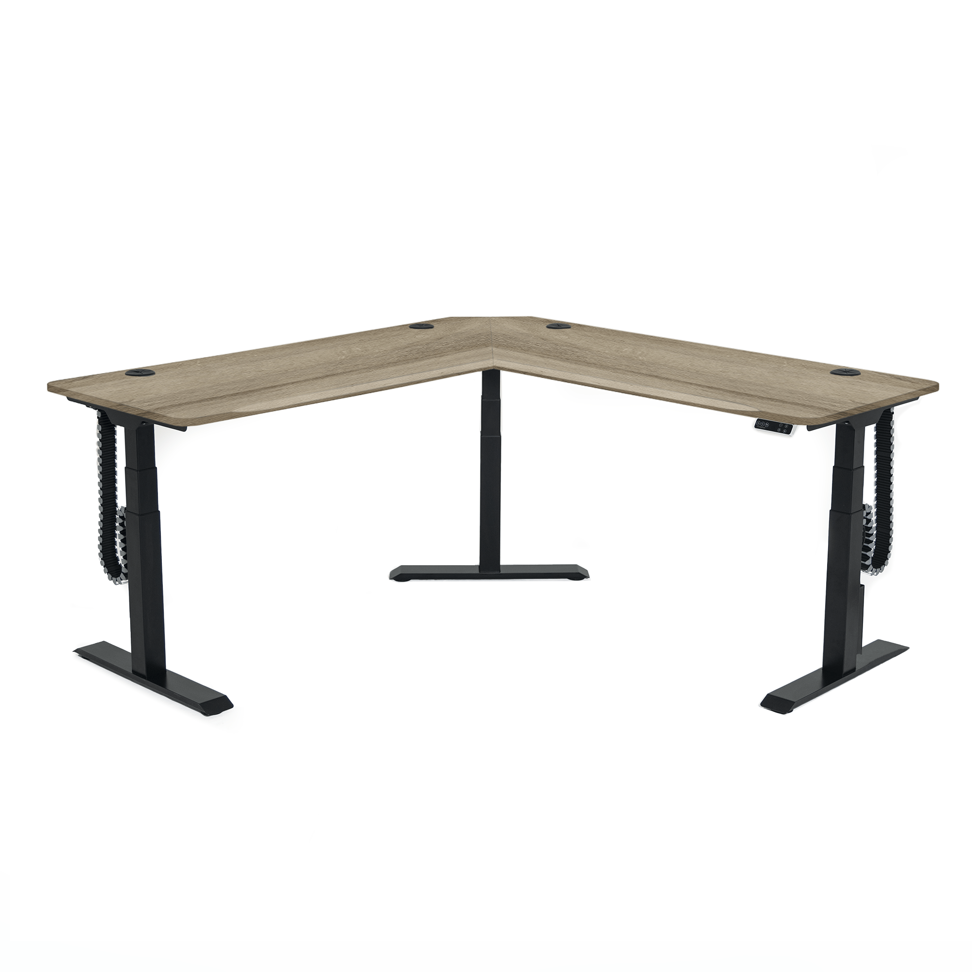 MojoDesk 3 Leg Corner MojoDesk MojoDesk 3 Leg Corner 72L X 72R / American Oak