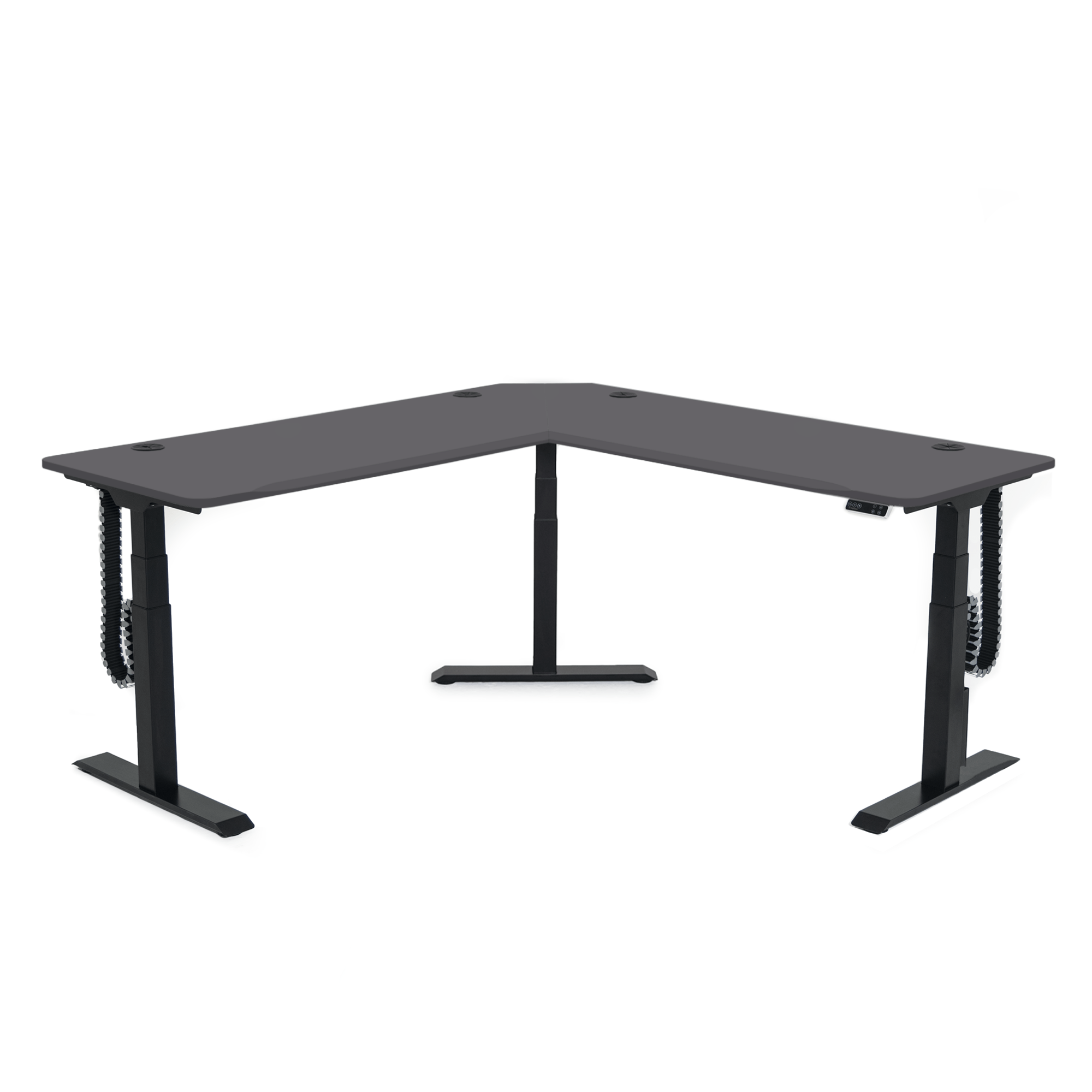 MojoDesk 3 Leg Corner MojoDesk MojoDesk 3 Leg Corner 72L X 72R / Matte Lux Charcoal