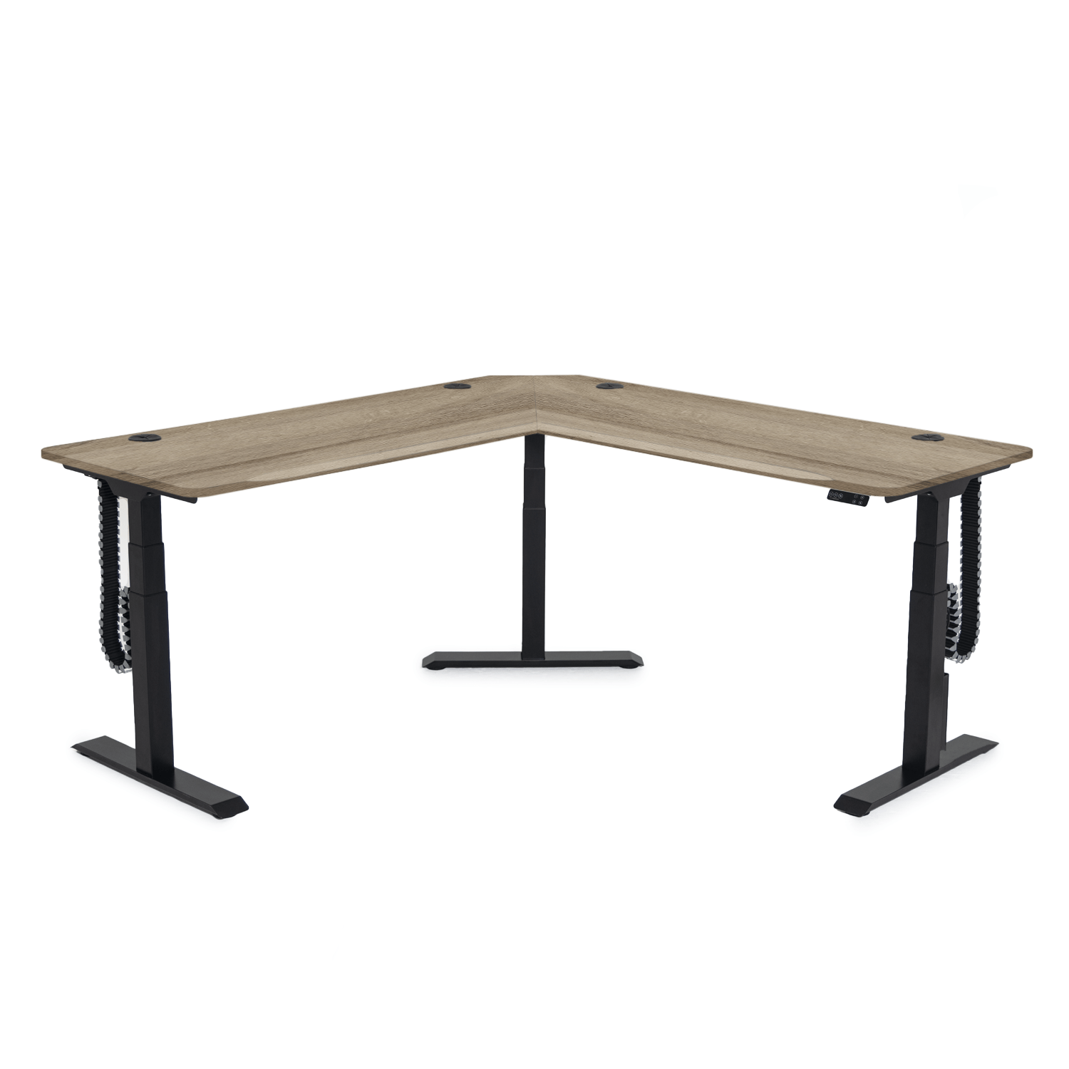 MojoDesk 3 Leg Corner MojoDesk MojoDesk 3 Leg Corner 72L X 72R / American Oak