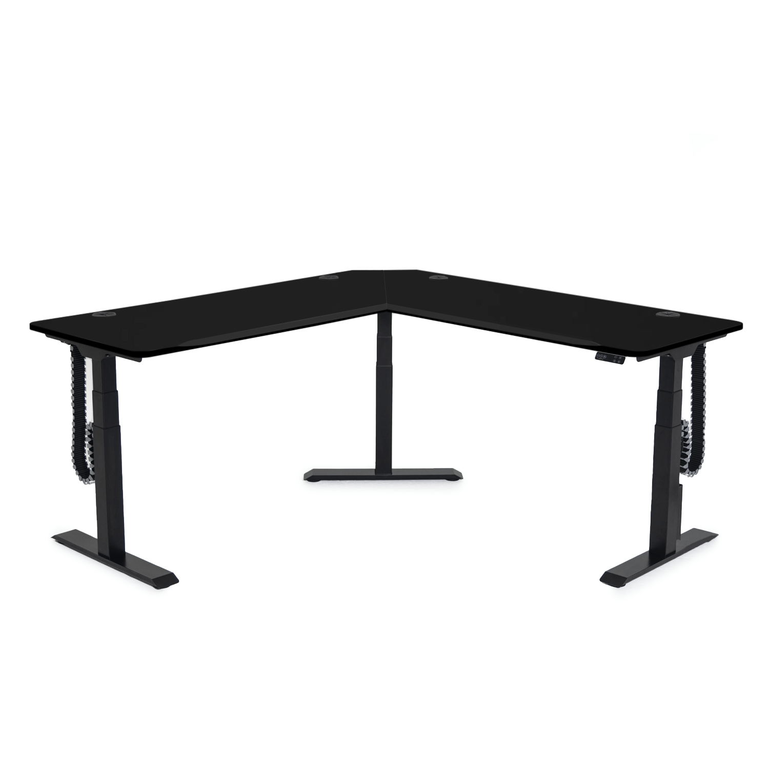 MojoDesk 3 Leg Corner MojoDesk MojoDesk 3 Leg Corner Matte Lux Black / 72L X 72R