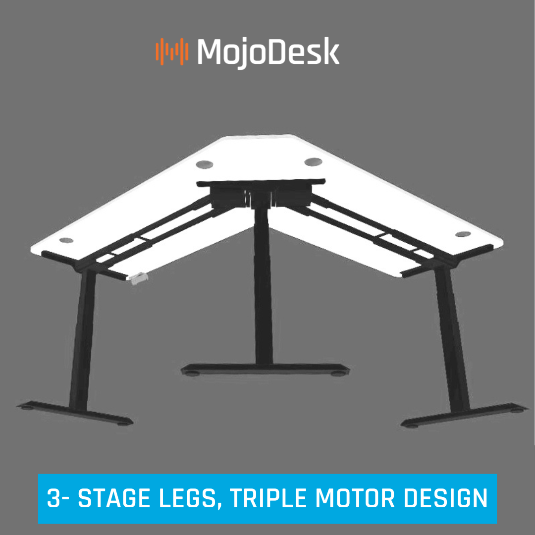 MojoDesk 3 Leg Corner MojoDesk MojoDesk 3 Leg Corner