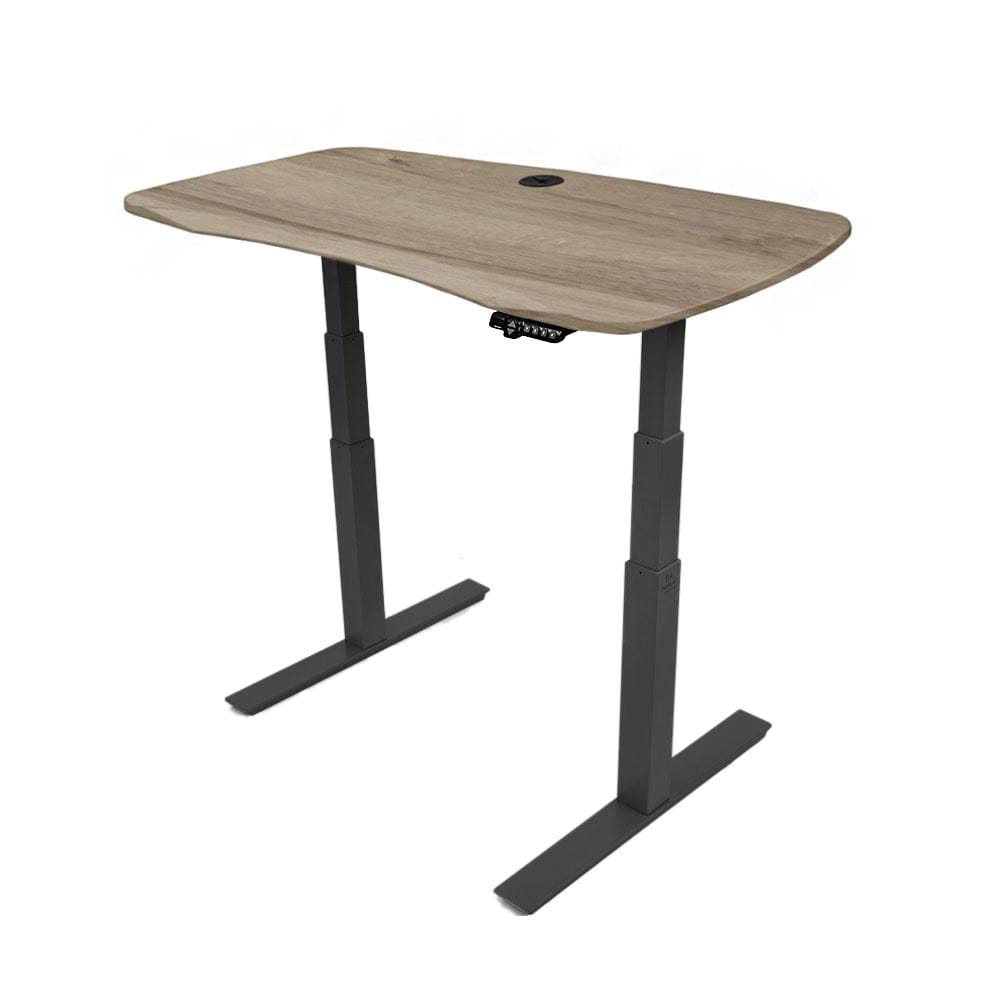 MojoDesk Organic Curve (AO) Non Epicor Mojo Organic Curve American Oak / Black Base / 48x30