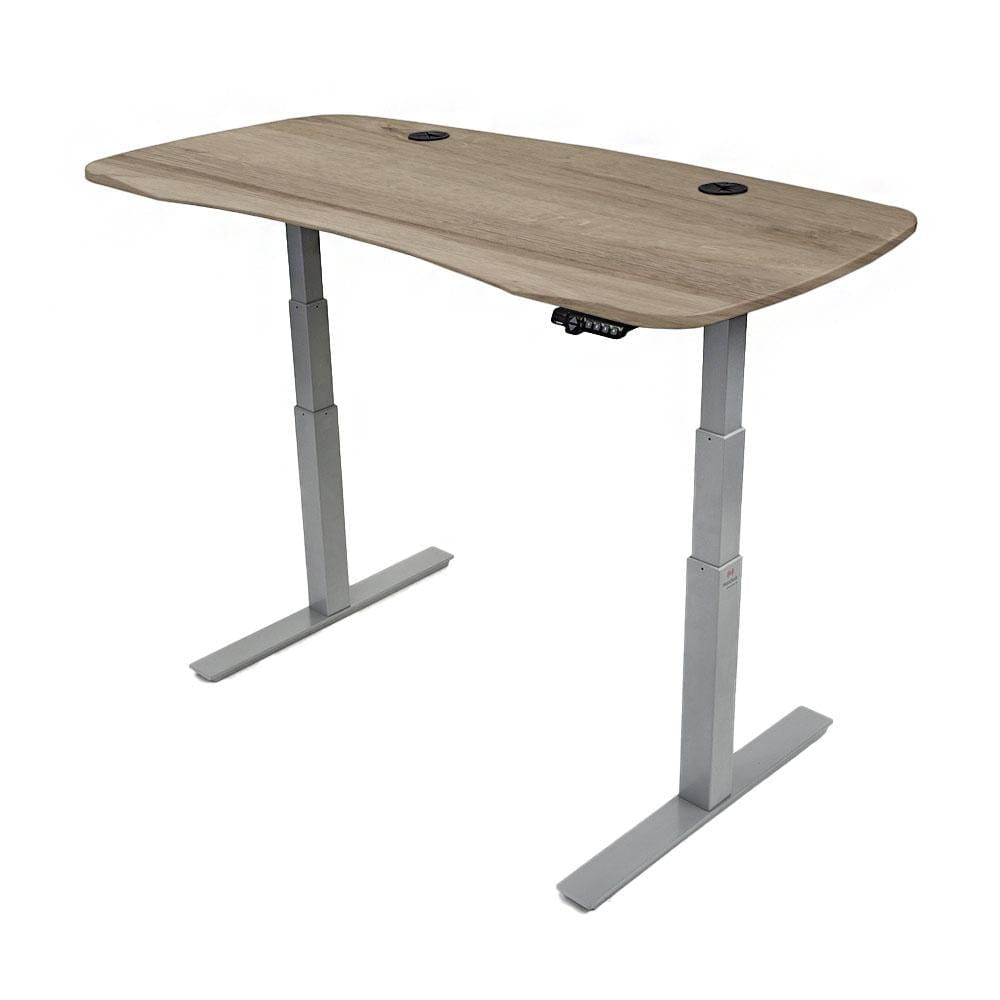 MojoDesk Organic Curve (AO) Non Epicor Mojo Organic Curve American Oak / Gray Base / 60x30