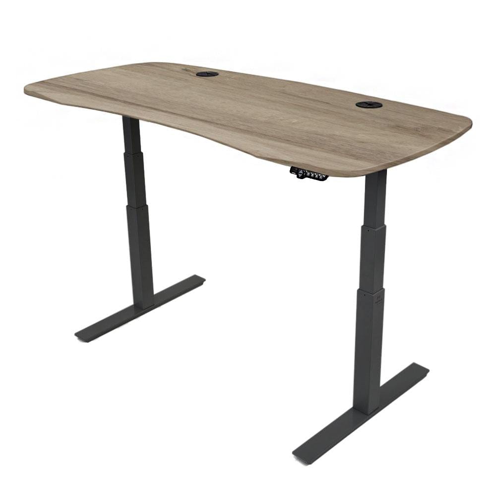 MojoDesk Organic Curve (AO) Non Epicor Mojo Organic Curve American Oak / Black Base / 72x30