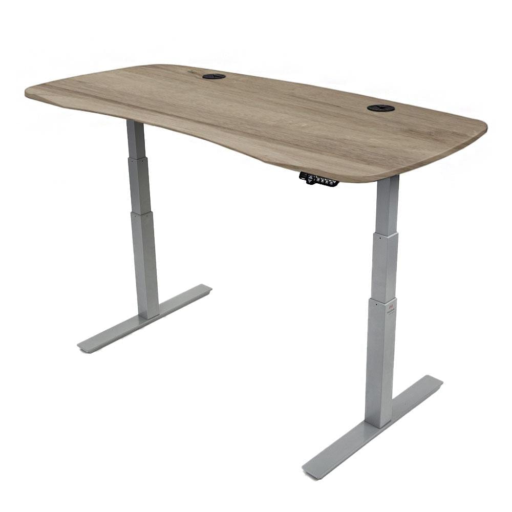 MojoDesk Organic Curve (AO) Non Epicor Mojo Organic Curve American Oak / Gray Base / 72x30