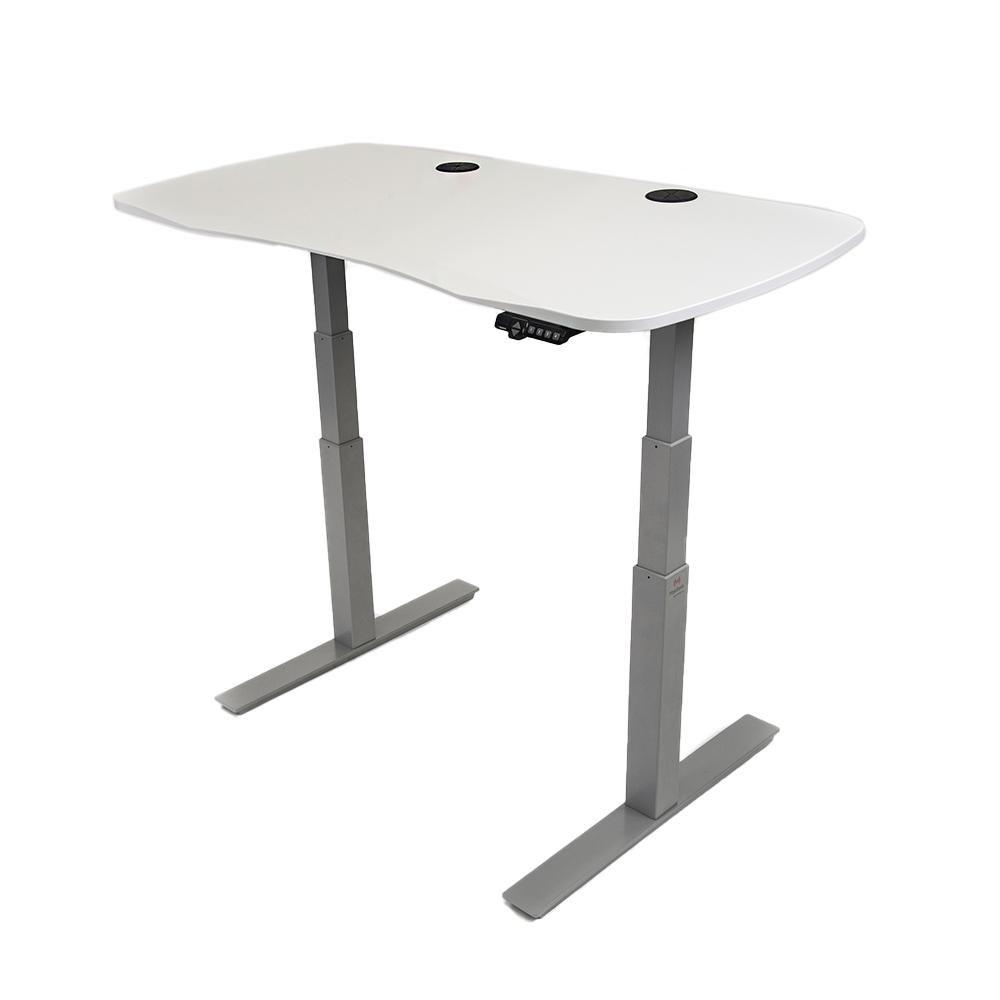 MojoDesk Organic Curve (AO) Non Epicor Mojo Organic Curve Classic White / Gray Base / 48x30
