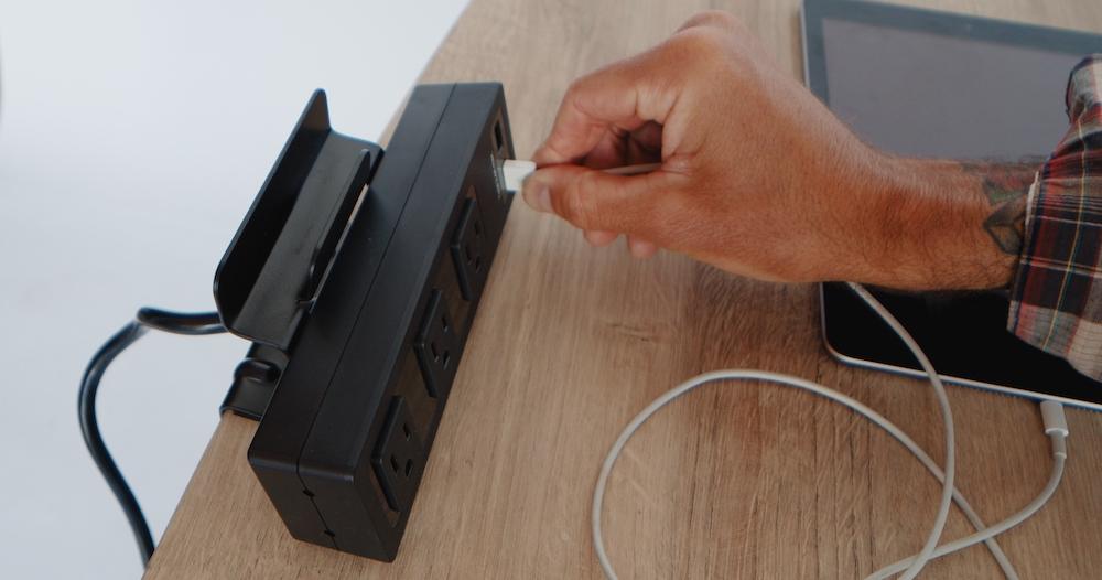 MojoDesk Clamp-On Power Bar (Free Gift) MojoDesk Cable Management