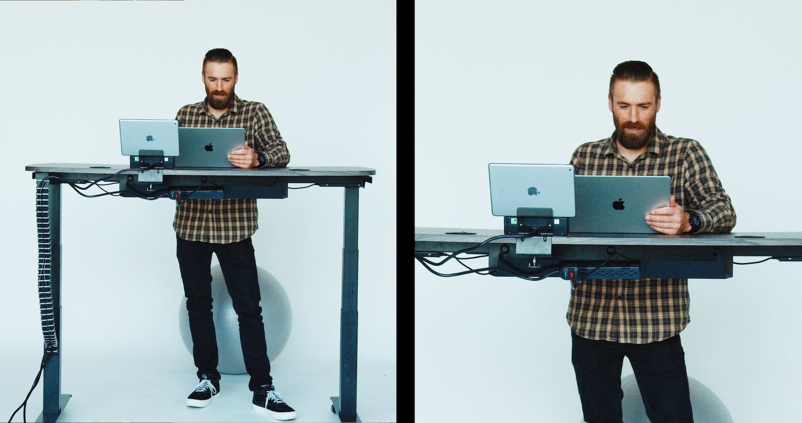 MagicSnap Magnetic Steel Cable Tray MojoDesk Cable Management