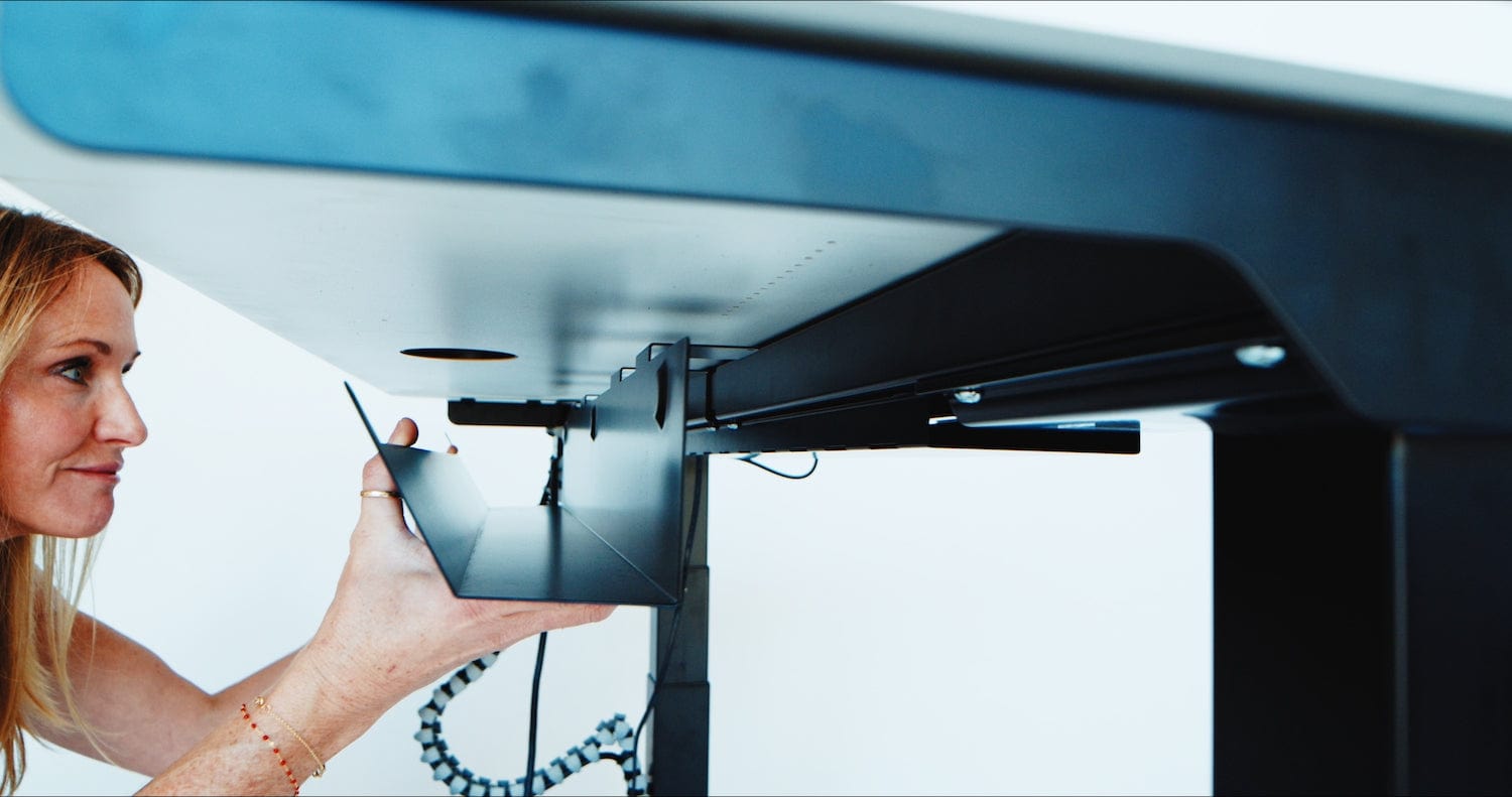 MagicSnap Magnetic Steel Cable Tray MojoDesk Cable Management