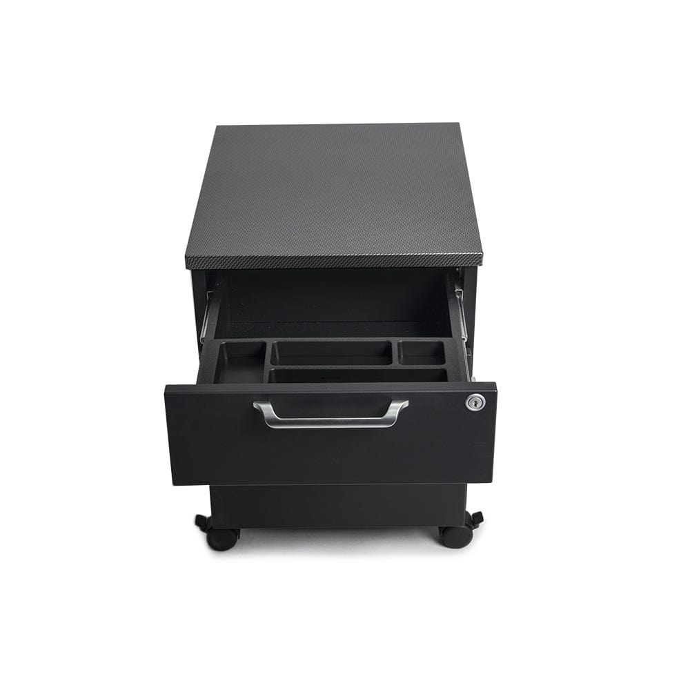 Mojo WorkSpace: Desk + Preassembled Mobile Cabinet Non Epicor Standing Desk Bundle