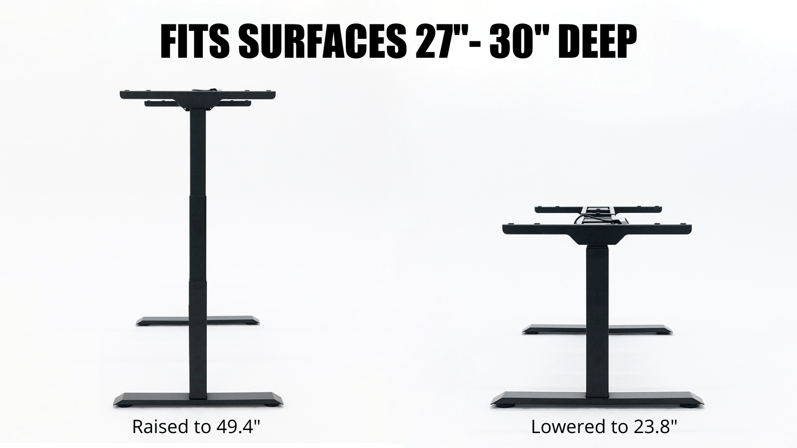 Sit-to-Stand 2-Leg Desk Frame Only: M2 MojoDesk Desks