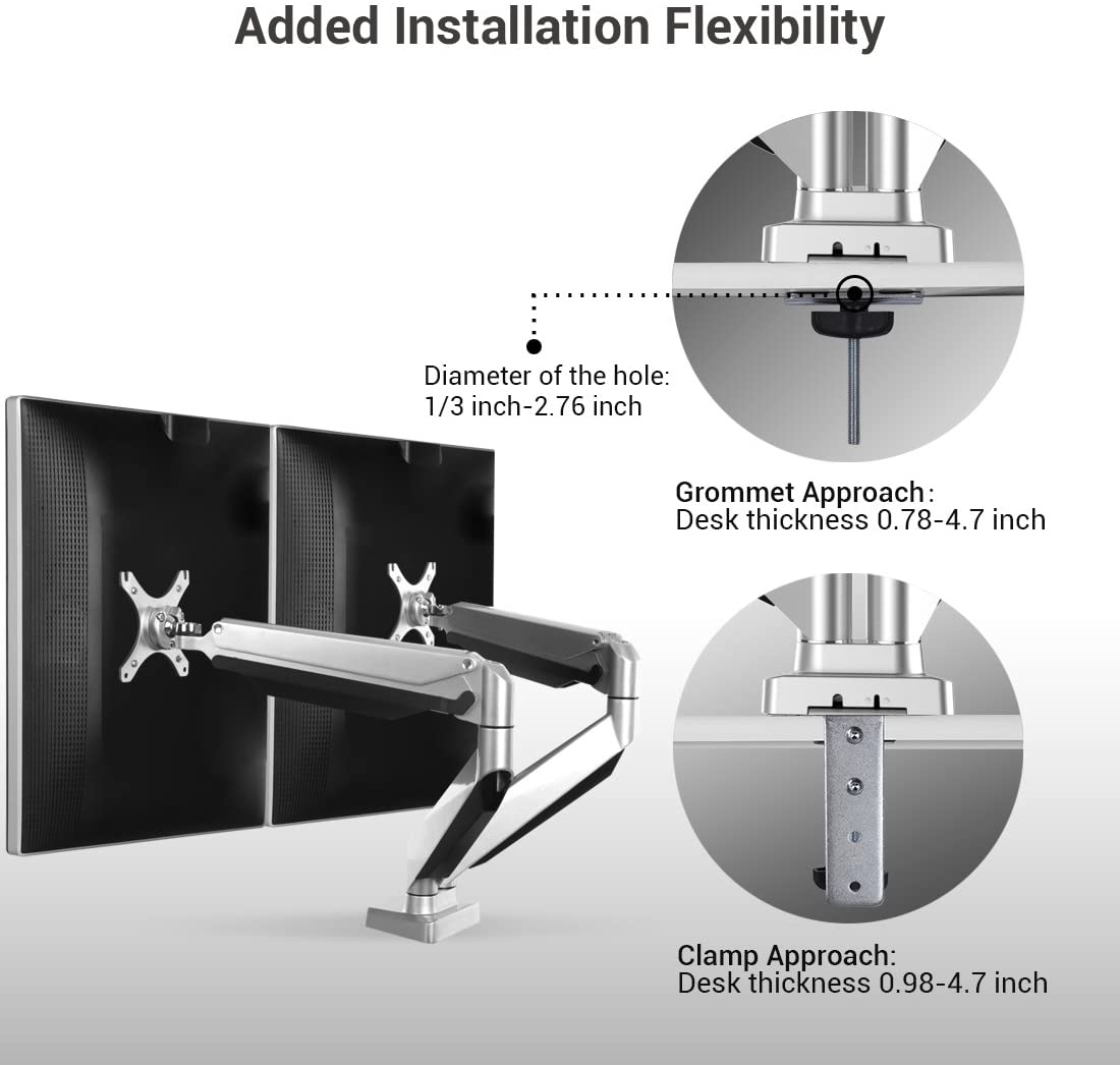 Dual Monitor Arm MojoDesk Accessories
