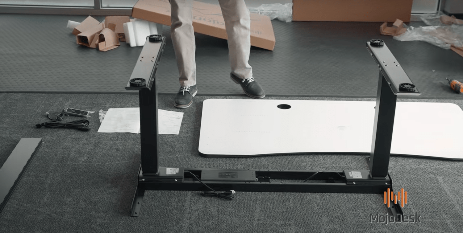 Sit-to-Stand 2-Leg Desk Frame Only: M2 MojoDesk Desks