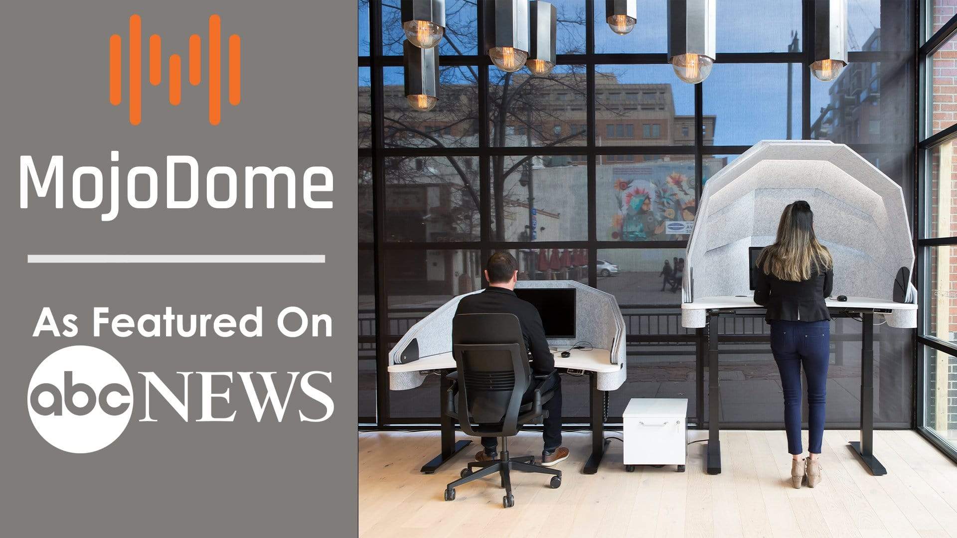 MojoDome: Desk + Soundproofing + 3 Accessories Non Epicor MojoDome