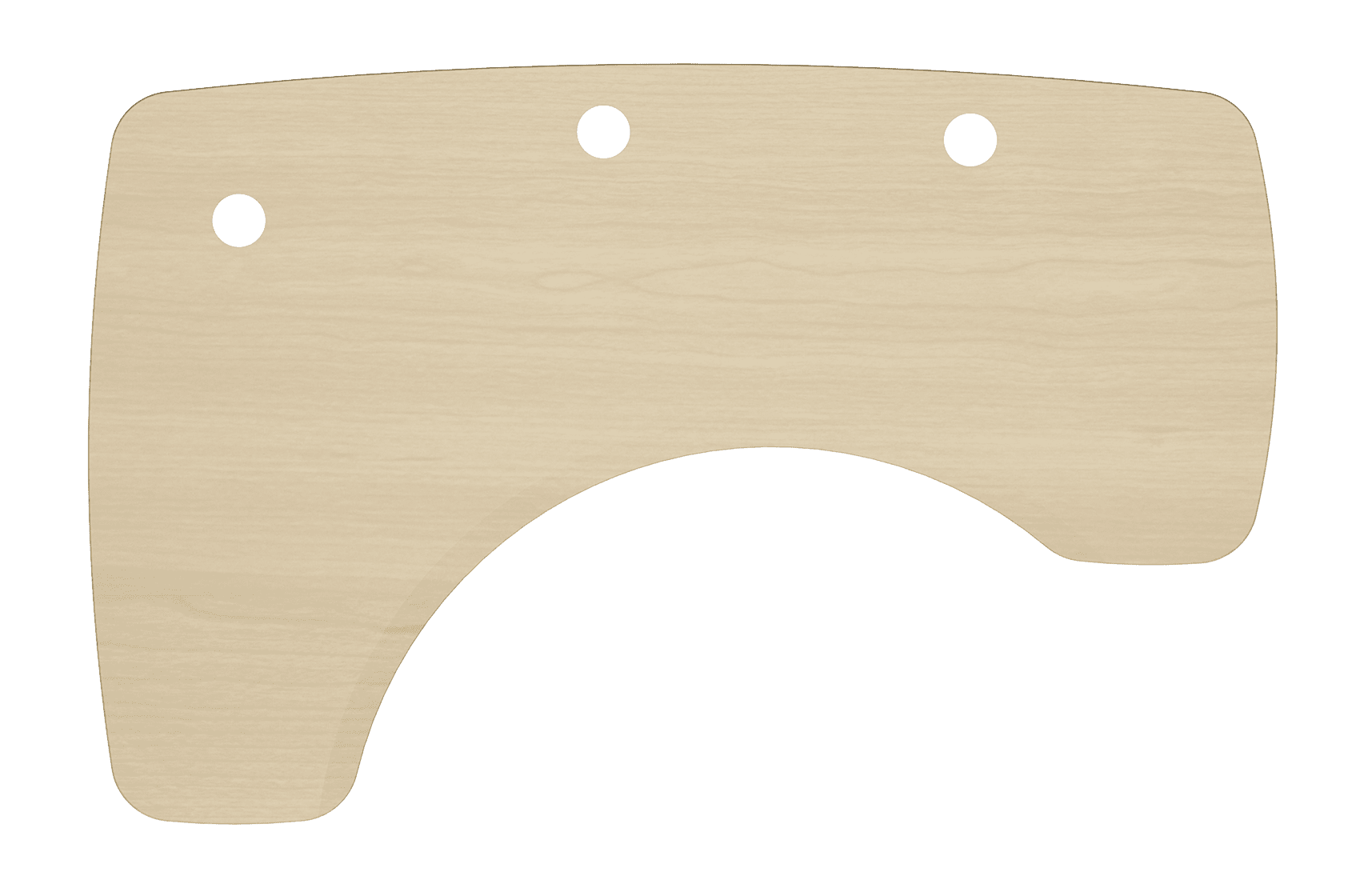 MojoDesk Surface Organic Corner MojoDesk Left / American Natural