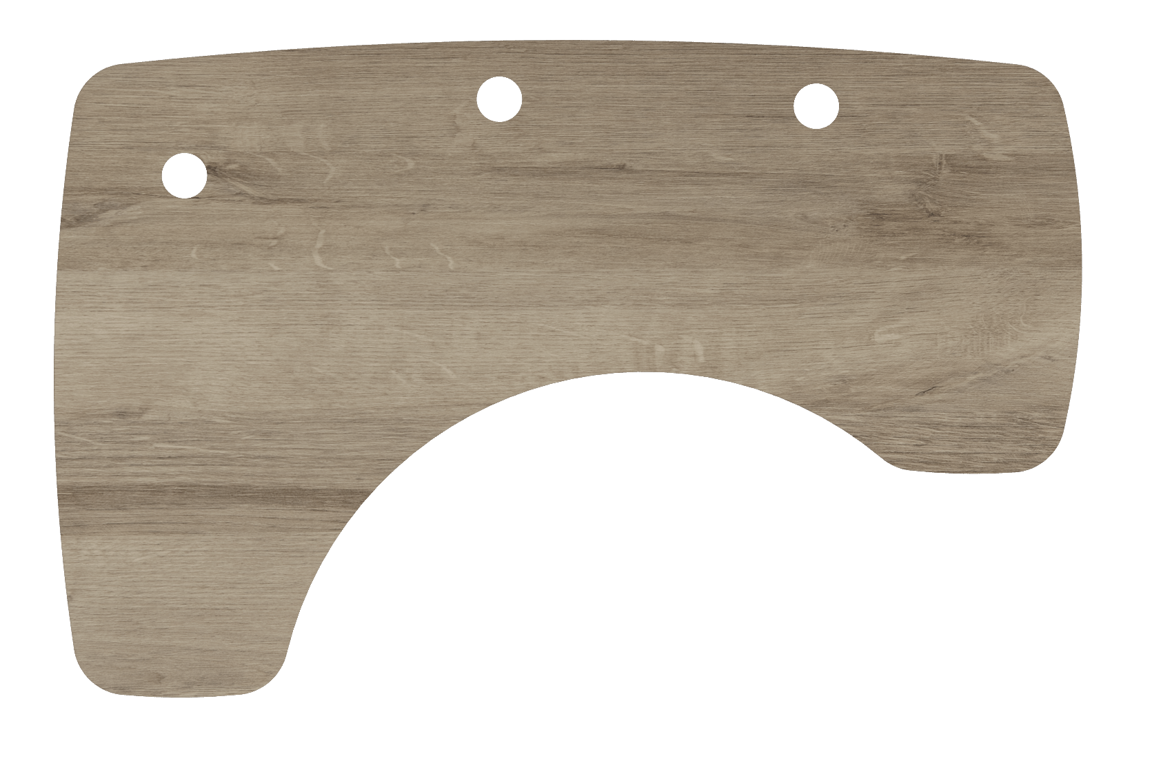 MojoDesk Surface Organic Corner MojoDesk Left / American Oak