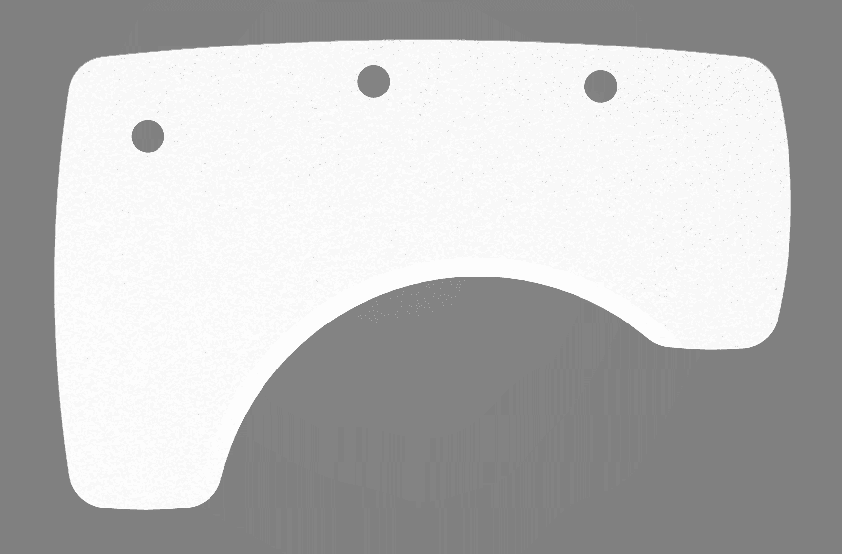 MojoDesk Surface Organic Corner MojoDesk Left / Designer White