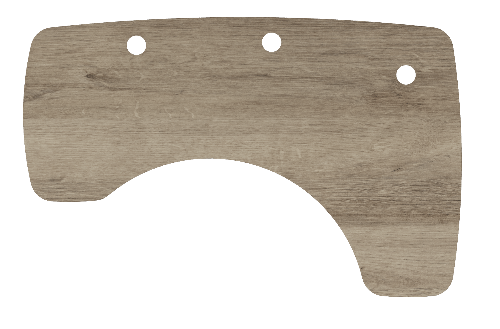 MojoDesk Surface Organic Corner MojoDesk Right / American Oak