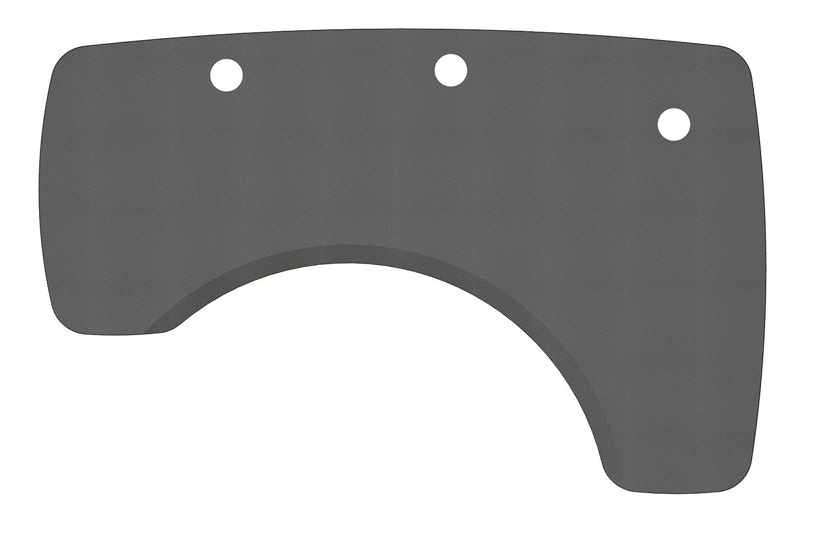 MojoDesk Surface Organic Corner MojoDesk Right / Carbon Fiber