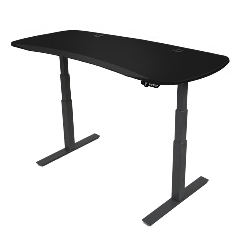 MojoDesk Organic Curve (AO) Non Epicor Mojo Organic Curve Matte Lux Black / Black Base / 72x30
