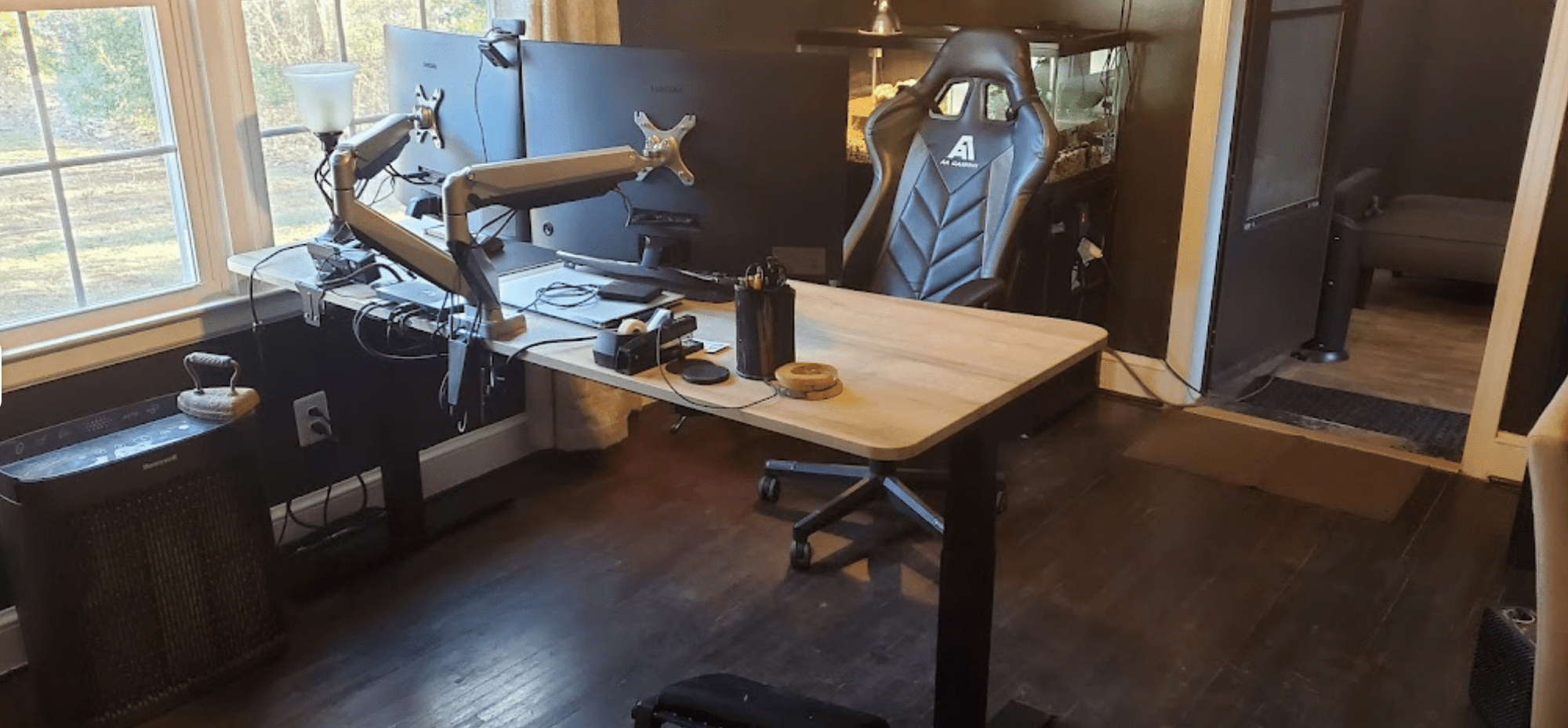 Dual Monitor Arm MojoDesk Accessories